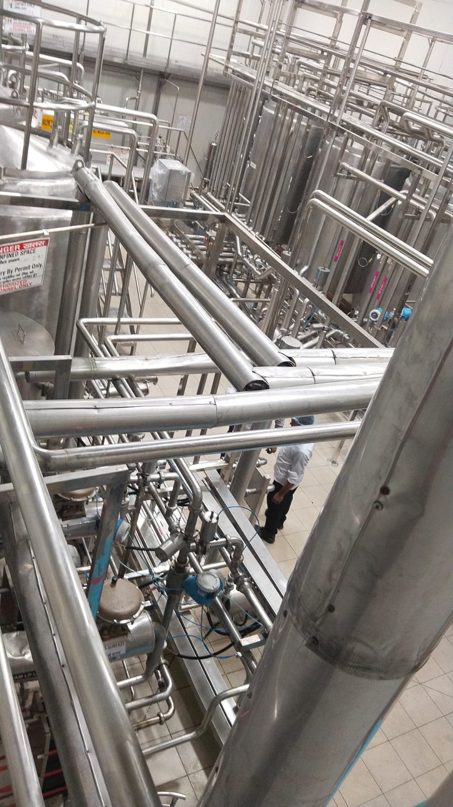 Stainless process piping
